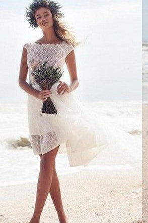 short dress for beach wedding